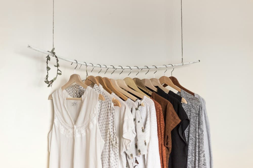 Fashion and accessories arranged for an online store concept